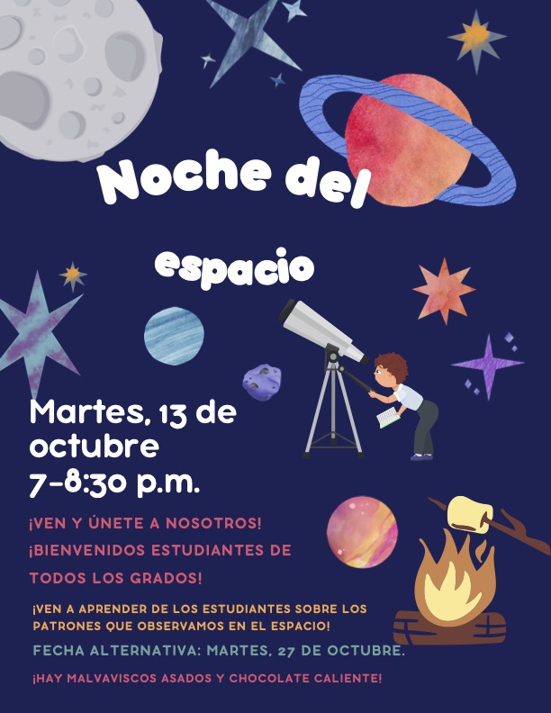 8th Grade Space Night